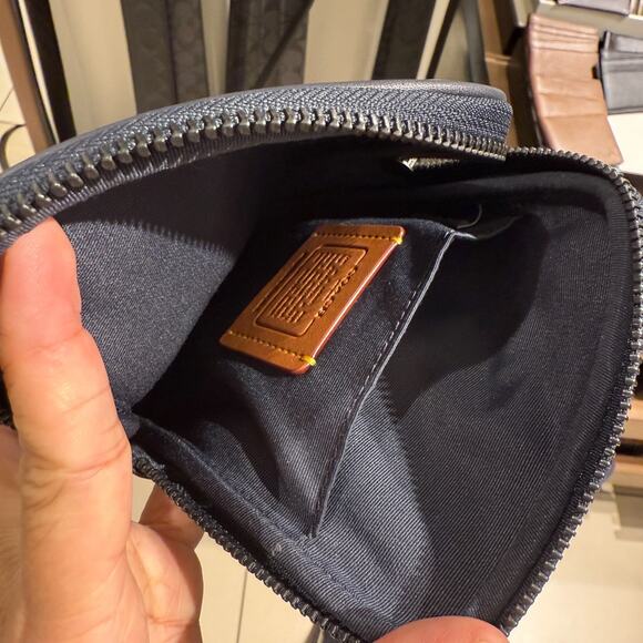 Coach Aden Crossbody Bag In Signature Canvas CW364, Light Denim - Picture 5 of 10